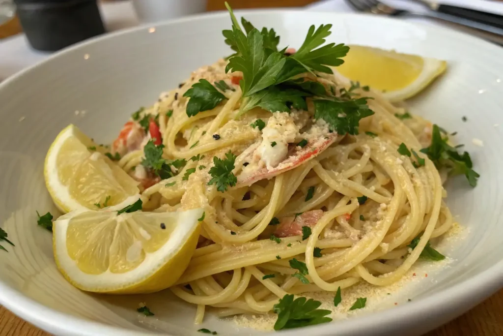Crab Pasta Delight