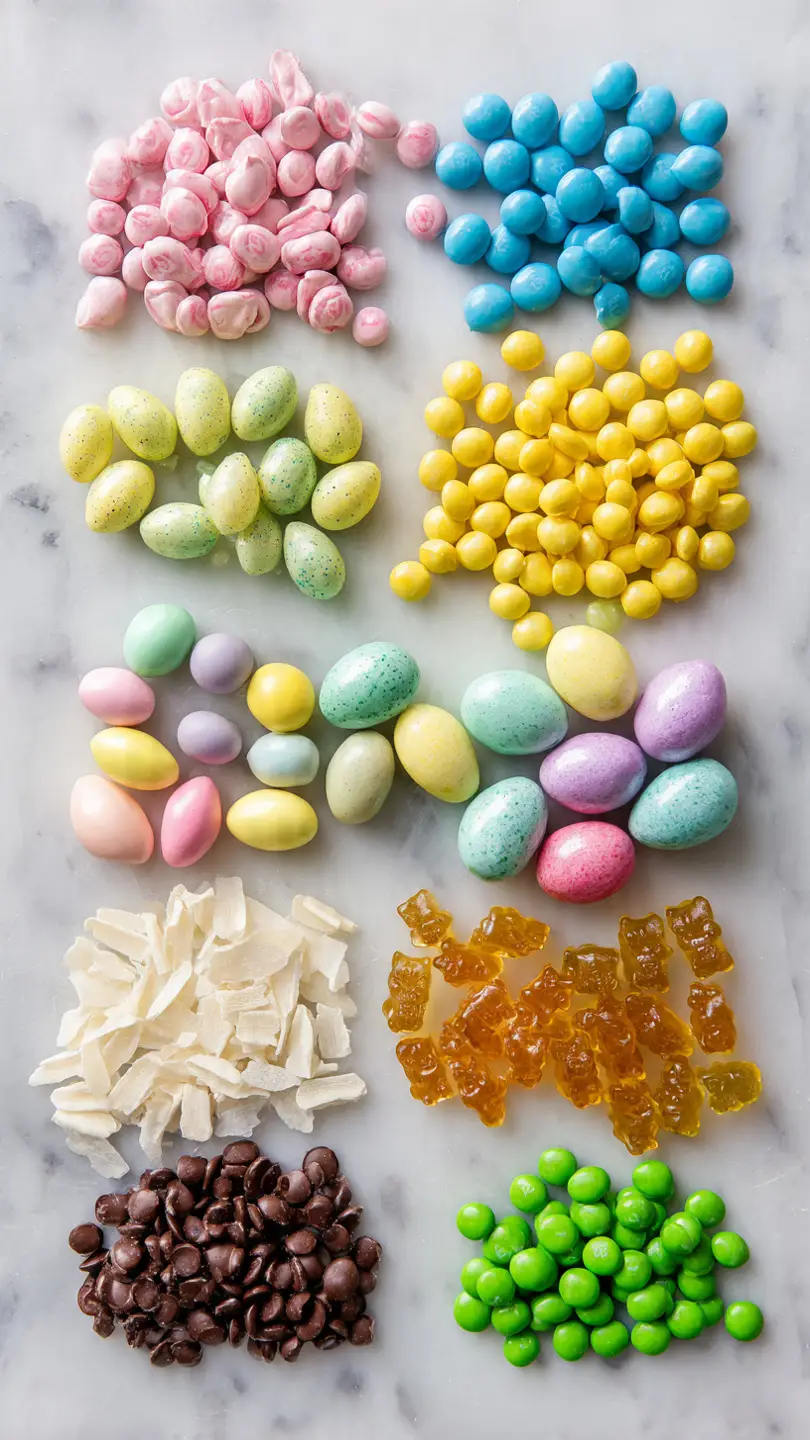 Easter Candy Charcuterie Board 3 easter candy selection quality ingredients